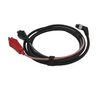 Vilgftyiet Carrete de pesca eléctrico para Daiwa y para conectores de codo Shimano de 90°, 2 o 2,5 m de longitud, núcleo de cobre puro de 1,5 mm² con aislamiento de PVC, cable negro/rojo para uso en