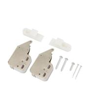 Vilgftyiet Cerradura de pestillo de punta pequeña con resorte para armarios de caravanas, casas rodantes y barcos, acero laminado en frío con rodillo y soporte de nailon, paquete de 2