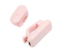 Vilgftyiet Clicker de página portátil para Kindle, control remoto inalámbrico con alcance de 10 m, giro manos libres y obturador de cámara, carga tipo C, tacto de silicona suave (rosa)