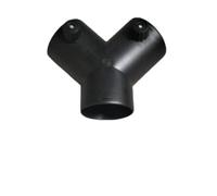 Vilgftyiet Conector de manguera de secadora en forma de Y de 75 mm con válvulas ajustables para calentador de estacionamiento, compatible con Webasto, color negro