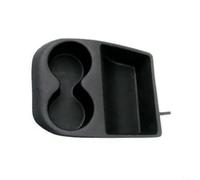 Vilgftyiet Consola central doble portavasos para golf para JETTA para VENTO MK3 para A3 LHD US Spec estante frontal para botellas de agua 1HM862533E ABS negro pieza de hardware interior del coche