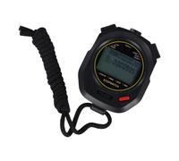 Vilgftyiet Cronómetro digital con retroiluminación, memoria de 30 vueltas y metrónomo para entrenamiento deportivo, correr, natación, gimnasio, precisión de 1/100s, color negro