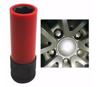 Vilgftyiet CTA Tools 4218 - Llave de tuerca con diseño de flores, herramienta de extracción de pernos de rueda de 6 puntos de 17 mm para Mercedes-Benz (2009-presente), 85 mm de longitud con funda