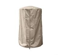 Vilgftyiet Cubierta para calentador al aire libre, impermeable, reflectante UV, tela Oxford 210D que protege de la lluvia y el polvo para todas las estaciones (beige)