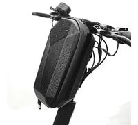 Vilgftyiet EVA Hard Shell Bike Handlebar Bag Cesta frontal con detalles reflectantes para scooters eléctricos, bicicletas plegables, bicicletas de equilibrio, montaje rápido, negro, 30 x 13 x 15,5 cm