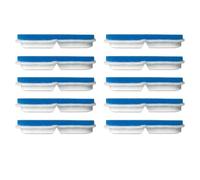 Vilgftyiet Filtros de repuesto de carbón activado FT888 para fuente de agua para gatos, paquete de 10, azul, compatible con dispensador de agua para mascotas FT888 - Filtro ABS