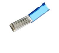 Vilgftyiet Herramienta de limpieza de chorro de carburador de motocicleta, acero para limpiador de precisión para ATV, scooter y carburadores Powersport, azul y plateado, 45 g