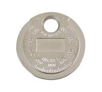 Vilgftyiet Herramienta de medición de brecha de chispa de 0,6 a 2,4 mm, aleación de zinc, medición métrica e imperial, para encendido de automóviles y motocicletas