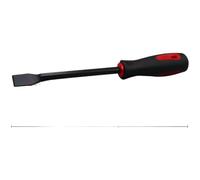 Vilgftyiet Herramienta raspadora de juntas de motor de acero al cromo vanadio con agarre antideslizante para eliminación de suciedad de aceite y sellador, amarillo y negro