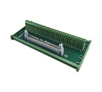 Vilgftyiet IDC64P - Conector tipo C de 64 pines con carcasa y bloque de terminales, conector industrial adecuado para Mitsubishi PLC e integración de sistemas de control