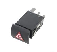 Vilgftyiet Interruptor de luz de peligro de flash dual 1M0941509B 1M0941509A para Toledo, interruptor intermitente de emergencia para modelos 1999-2004 y varios vehículos 2000-2006