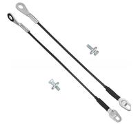 Vilgftyiet Juego de 2 correas de cable para portón trasero con pernos para Chevrolet Silverado y GMC Sierra 2007-2016 - Compatible con números de pieza OEM 25838260, 25838261, 11609938, 15283049