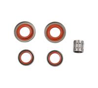 Vilgftyiet Juego de 6 varillas de conexión de cigüeñal para motosierra | Restaura la rotación suave del motor y la transferencia de potencia con un kit completo de 6 piezas de biela