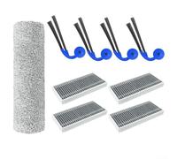Vilgftyiet Kit de filtro de cepillo lateral de rodillo principal de repuesto para ECOVACS para DEEBOT X12 OmniCyclone X12 Pro T90 para aspiradoras OMNI Robot Juego de accesorios