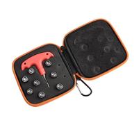 Vilgftyiet Kit de pesas de palo de golf de 8 piezas para cabeza de conductor Stealth 2, pesas de ajuste de acero inoxidable de 2 g a 16 g, con llave y estuche de almacenamiento