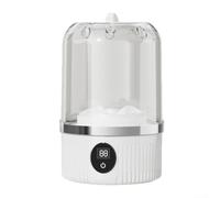 Vilgftyiet Lavadora portátil para artículos delicados, taza de lavandería de viaje para ropa interior y ropa de bebé, control de un botón, ahorro de energía (blanco)