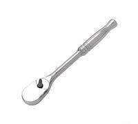 Vilgftyiet Llave de carraca profesional de 120 dientes de 1/4 3/8 1/2 pulgadas, herramienta manual de acero de liberación rápida de alto par para taller de equipos de maquinaria de coche (9.5 mm)
