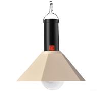 Vilgftyiet Luz LED recargable para camping, lámpara solar portátil con 3 modos, linterna colgante ABS impermeable para senderismo al aire libre (2)