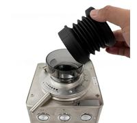 Vilgftyiet Molinillo de café de dosis única y cubeta sopladora para Gemelai 9015A 9012, recipiente de frijoles con herramienta de limpieza de aire, plástico de silicona apto para alimentos, color