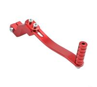 Vilgftyiet Palanca de cambios de motocicleta de aleación CNC, clavija de cambio rápido para Dirt Bike para ATV para modificación, negro, plateado, rojo, 13 x 8,5 cm (rojo)