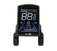 Vilgftyiet Panel de instrumentos LCD para bicicleta eléctrica con pantalla a color, 24 V-72 V, conector SM, compatibilidad con protocolo OMD-2, 62 x 96 mm, color negro