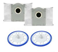 Vilgftyiet Paquete de 2 soportes de fregona con almohadillas para Ecovacs para DEEBOT N50 Pro para OMNI, piezas de repuesto de plástico y microfibra para robot aspirador