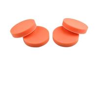 Vilgftyiet Paquete de 4 almohadillas de pulido y pulido de coche de 125 mm para detalles gruesos y finos, color naranja