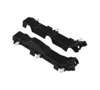 Vilgftyiet Par de soportes de parachoques para Kia Rio 2018-2020 delantero izquierdo derecho 86513-H9000 86514-H9000 plástico negro ajuste directo hardware de soporte