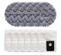 Vilgftyiet Para Eureka J15 Pro para kit de bolsas de polvo y almohadillas de fregona de repuesto, 5 paños de fregona y 6 bolsas de polvo, compatible con EUREKA J15 Pro para aspiradora Ultra B