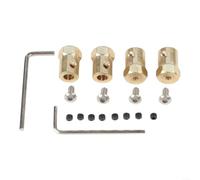 Vilgftyiet RC Crawler - Adaptador hexagonal de extensión de cubo de rueda de 5 mm a 12 mm para WPL B14 B16 C14 Kit de actualización de metal con estabilidad mejorada en las curvas