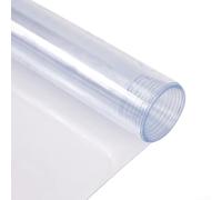 Vilgftyiet Rollo de película de PVC transparente para hacer bolsas de bricolaje, cubierta de paraguas, lámina protectora de 50 x 120 cm (transparente 50 x 120 cm)