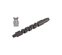 Vilgftyiet Rueda de gotas de agua de repuesto y pin de media luna para Shimano 19SLX 22SLXDC 150XT CURADO Scorpion MGL 21 DC, kit de reparación de eje giratorio de metal (1 juego)