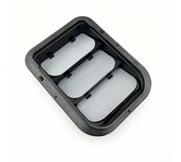 Vilgftyiet Salida de aire de ventilación Fender para Golf MK4 para bora Octavia para polo, deflector de escape de parachoques trasero en ABS negro, ajuste directo reemplazar 3TD819465A 1H0819465E Auto
