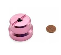 Vilgftyiet Shimano SLX DC Baitcast Reel Half Moon Cap Gauge - Tuerca de calibre de alambre de aleación de aluminio, 1 juego para carretes de pesca con gotas de agua, color rosa