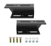 Vilgftyiet Soporte de montaje de barra antivuelco delantera inferior (C10/K10-1019) para camiones Chevrolet C10 y K10 (1967-1987), construcción de metal, acabado negro, reemplazo directo