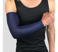 Vilgftyiet Soporte iónico y muscular, hecho de tela de poliéster transpirable con borde de silicona antideslizante, adecuado para baloncesto, fútbol, voleibol, fútbol, correr, ciclismo, color negro