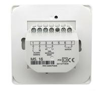 Vilgftyiet Termostato mecánico de 220 V 16 A para calefacción de suelo programable regulador de temperatura ambiente con sonda externa Unidad de control de calefacción eléctrica montada en la pared