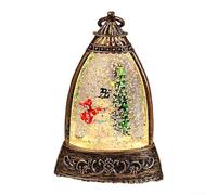 Vilgftyiet Vela de Navidad LED vintage con patrón de Papá Noel, alce, muñeco de nieve, luz de té sin llama, funciona con pilas, para decoración de fiestas de vacaciones en interiores (el muñeco de