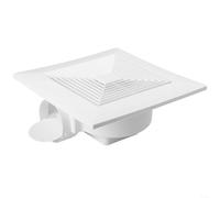 Vilgftyiet Ventilador de techo integrado para el hogar, color blanco, potente escape silencioso para cocina, baño, mejoras para el hogar, diseñado para una ventilación eficaz en habitaciones más