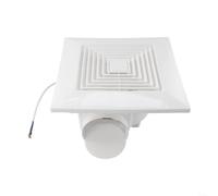 Vilgftyiet Ventilador de techo integrado para el hogar, color blanco, potente escape silencioso para cocina, baño, mejora del hogar, diseñado para una ventilación eficaz en habitaciones más pequeñas