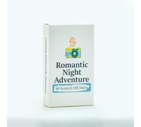 VILIA Caja de aventura de cita nocturna, 40 tarjetas de fecha para rascar, juego de actividades para parejas para crear momentos memorables