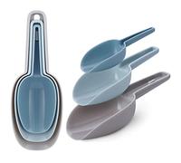 Vilihkc Pala de plástico de cocina, paquete de 3 palas de plástico de grado alimenticio, transferencia de polvo, partículas pequeñas, helado y puré de papas