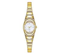 VILKFY Reloj vintage redondo pequeño dorado para mujer, Dorado, Retro