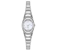 VILKFY Reloj vintage redondo pequeño dorado para mujer, Plateado, Retro
