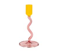 Villa Collection Candelabro Styles 15.3 cm Pink-yellow