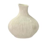 Villa Collection Jarrón Eik Ø31x33.5 cm Blanco crema
