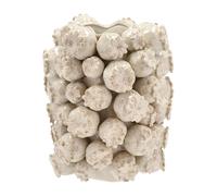 Villa Collection Jarrón Elha Ø23.5 cm blanco nata