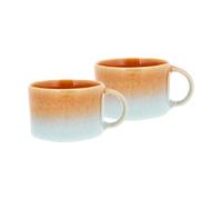 Villa Collection Tazas con asa Styles 16 cl. 2-pack Blue-amber