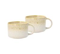 Villa Collection Tazas con asa Styles 16 cl. 2-pack Creme-sand