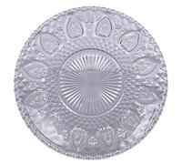 Villa d’Este Home Tivoli Le Sacre Coeur - Juego de 6 platos llanos (cristal, 25,3 cm)